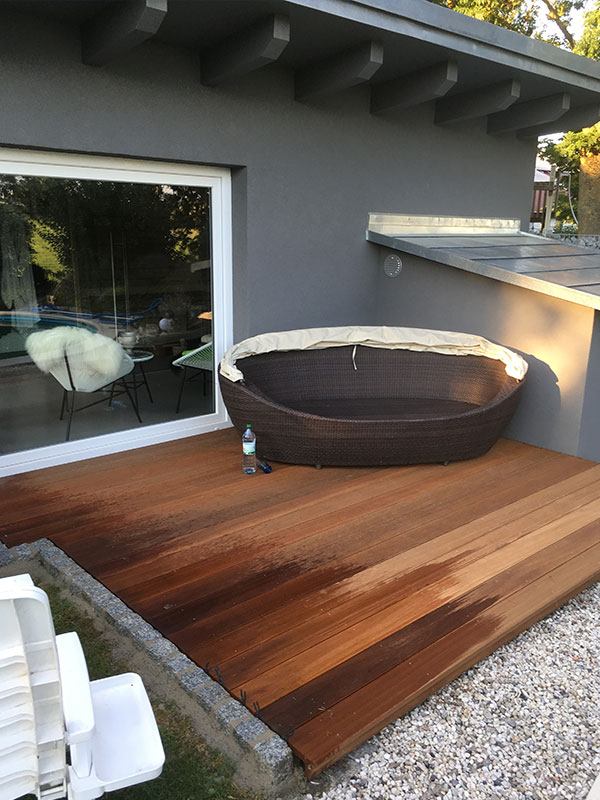 Holzterrasse